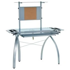 Studio Designs Futura Tower, Silver/Blue Glass 9 Studio Designs Futura Tower, Silver/Blue Glass -Boraam Industries Shop 024172580721129e 4819 w800 h800 b1 p0