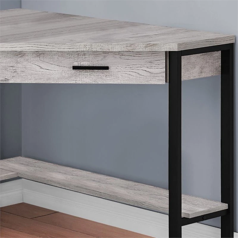 Monarch Computer Desk Home Office Corner 42"L Work Laptop Metal Grey 5 Monarch Computer Desk Home Office Corner 42"L Work Laptop Metal Grey - Image 3