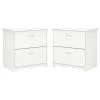 Home Square 2 Drawer Lateral Wood Filing Cabinet Set In White (Set Of 2) 2 Home Square 2 Drawer Lateral Wood Filing Cabinet Set In White (Set Of 2) -Boraam Industries Shop 03d18ece01cbf6d6 9045 w800 h800 b1 p0