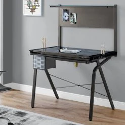 Monarch Specialties Drafting Table, Adjustable Angle, Drawing, Storage, Craft, Metal, Grey, Clear -Boraam Industries Shop 045186c000a3db96 3984 w800 h800 b0 p0