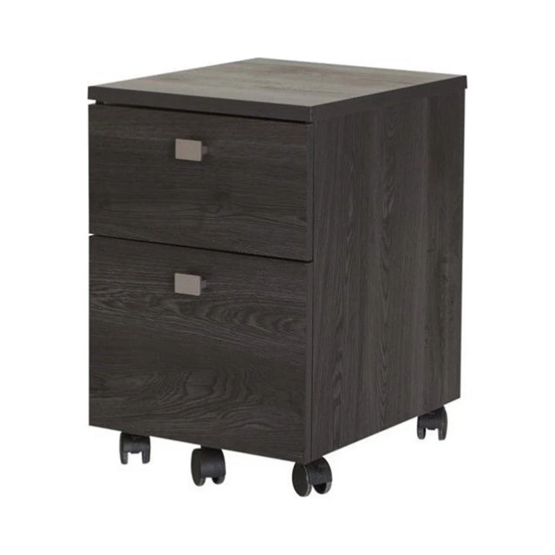 South Shore Furniture South Shore Interface 2 Drawer Mobile Filing Cabinet In Gray Oak 3 South Shore Furniture South Shore Interface 2 Drawer Mobile Filing Cabinet In Gray Oak