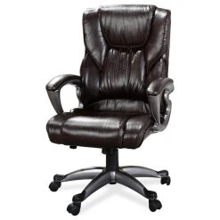 Belleze High Back Executive Ergonomic PU Leather Office Chair, Mocha -Boraam Industries Shop 05d160d909890922 9247 w800 h800 b1 p0
