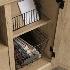 Sauder Aspen Post Engineered Wood Filing Cabinet With Storage In Prime Oak -Boraam Industries Shop 0651efcd002f5115 5515 w800 h800 b0 p0