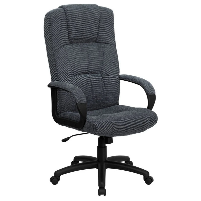 Flash Furniture Gray Fabric Executive Swivel Office Chair BT-9022-BK-GG 3 Flash Furniture Gray Fabric Executive Swivel Office Chair BT-9022-BK-GG