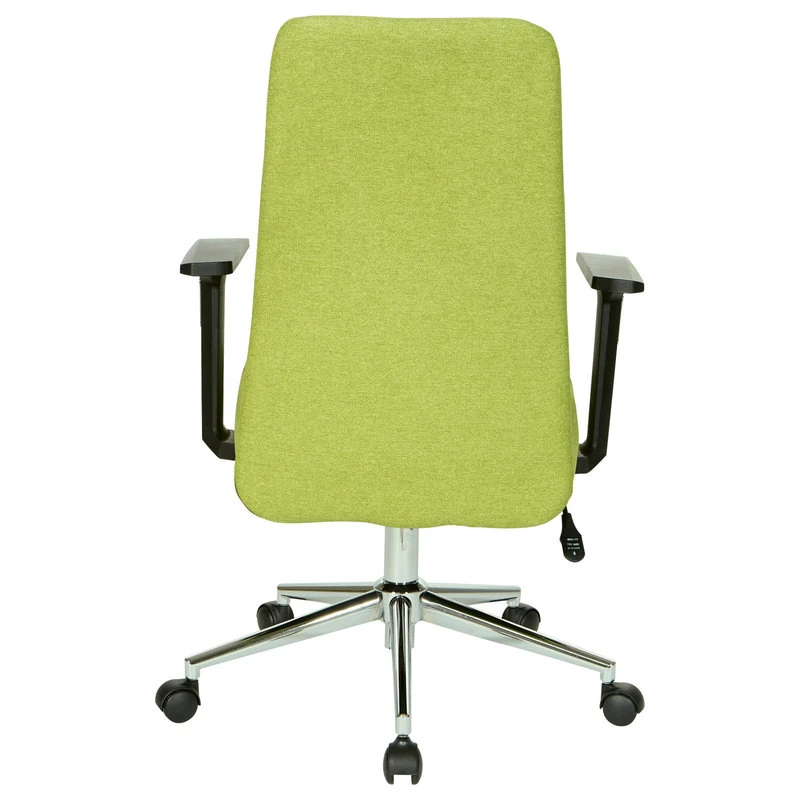 Office Star Products Evanston Office Chair, Basil Fabric With Chrome Base 7 Office Star Products Evanston Office Chair, Basil Fabric With Chrome Base - Image 5