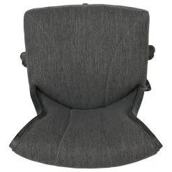 GDFStudio Andrea Contemporary Upholstered Roll Back Swivel Office Chair, Charcoal/Weathere -Boraam Industries Shop 08e10c0500a7603e 5980 w800 h800 b1 p0