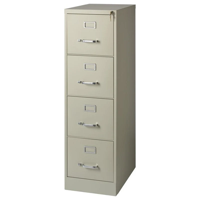 Scranton & Co Scranton & Modern Metal Beige Co 4 Drawer Letter File Cabinet 3 Scranton & Co Scranton & Modern Metal Beige Co 4 Drawer Letter File Cabinet