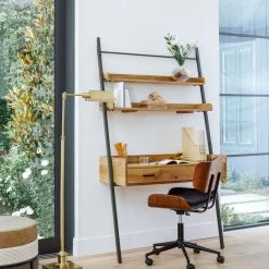 LumiSource Lombardi Height Adj. Office Chair, Walnut And Black 14 LumiSource Lombardi Height Adj. Office Chair, Walnut And Black -Boraam Industries Shop 0ad17df5030630d9 7289 w800 h800 b0 p0