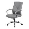 Boss Office Products Boss Office LeatherPlus Executive Chair With Arms In Gray 1 Boss Office Products Boss Office LeatherPlus Executive Chair With Arms In Gray -Boraam Industries Shop 0af1905507e55a74 2359 w800 h800 b1 p0