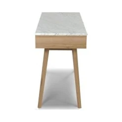 The Bianco Collection Viola 44" Rectangular Italian Carrara White Marble Writing Desk, Oak, 15" Wide 12 The Bianco Collection Viola 44" Rectangular Italian Carrara White Marble Writing Desk, Oak, 15" Wide -Boraam Industries Shop 0c4117c3013faab7 0828 w800 h800 b1 p0