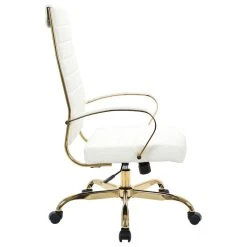 Leisuremod Benmar High-Back Mid Century Modern Leather Office Chair Gold Frame, 12 Leisuremod Benmar High-Back Mid Century Modern Leather Office Chair Gold Frame, -Boraam Industries Shop 0c712f8a00259cfb 7622 w800 h800 b1 p0