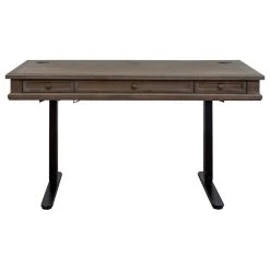 Martin Furniture Carson Sit/Stand Height Adjustable Desk In Weathered Dove -Boraam Industries Shop 0cd194060c1937be 9364 w800 h800 b1 p0