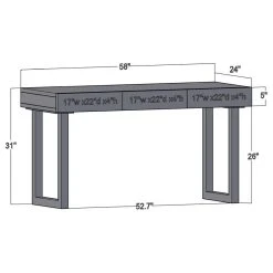 OakIdea Glide Office Desk, Natural -Boraam Industries Shop 0cd1cb7c00375456 0284 w800 h800 b1 p0