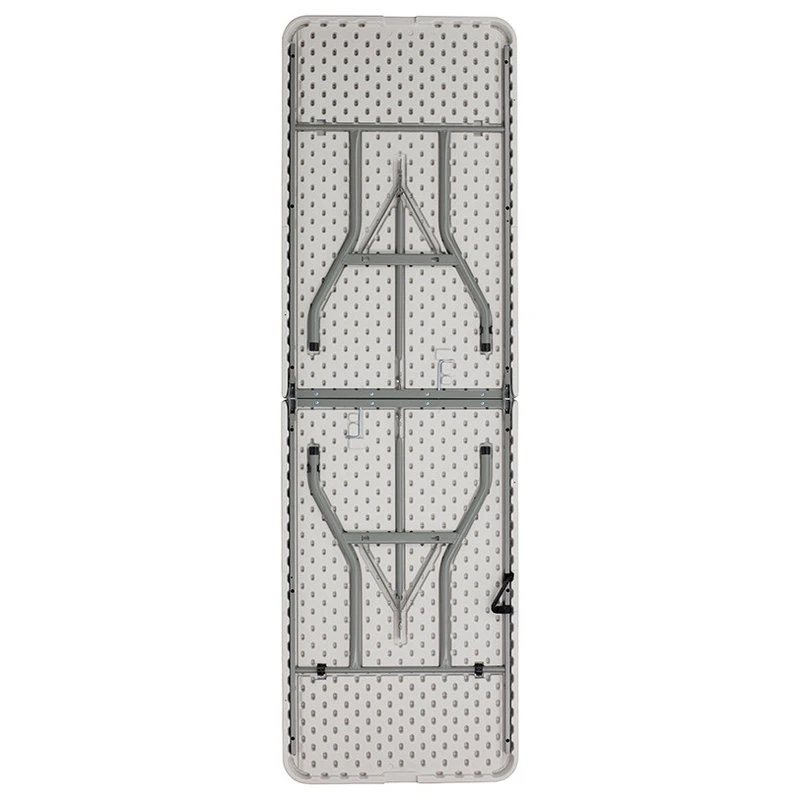 Flash Furniture 8-Foot Bi-Fold Granite White Plastic Banquet And Event Folding Table 4 Flash Furniture 8-Foot Bi-Fold Granite White Plastic Banquet And Event Folding Table - Image 2