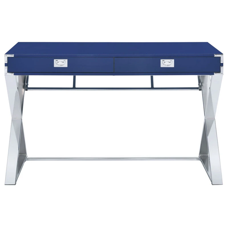 Picket House Evie Desk, Glossy Blue 5 Picket House Evie Desk, Glossy Blue - Image 3