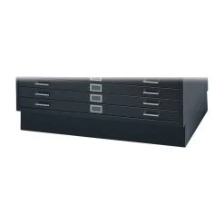 Safco Products Safco Closed Base For 4994 Flat File Cabinet In Black