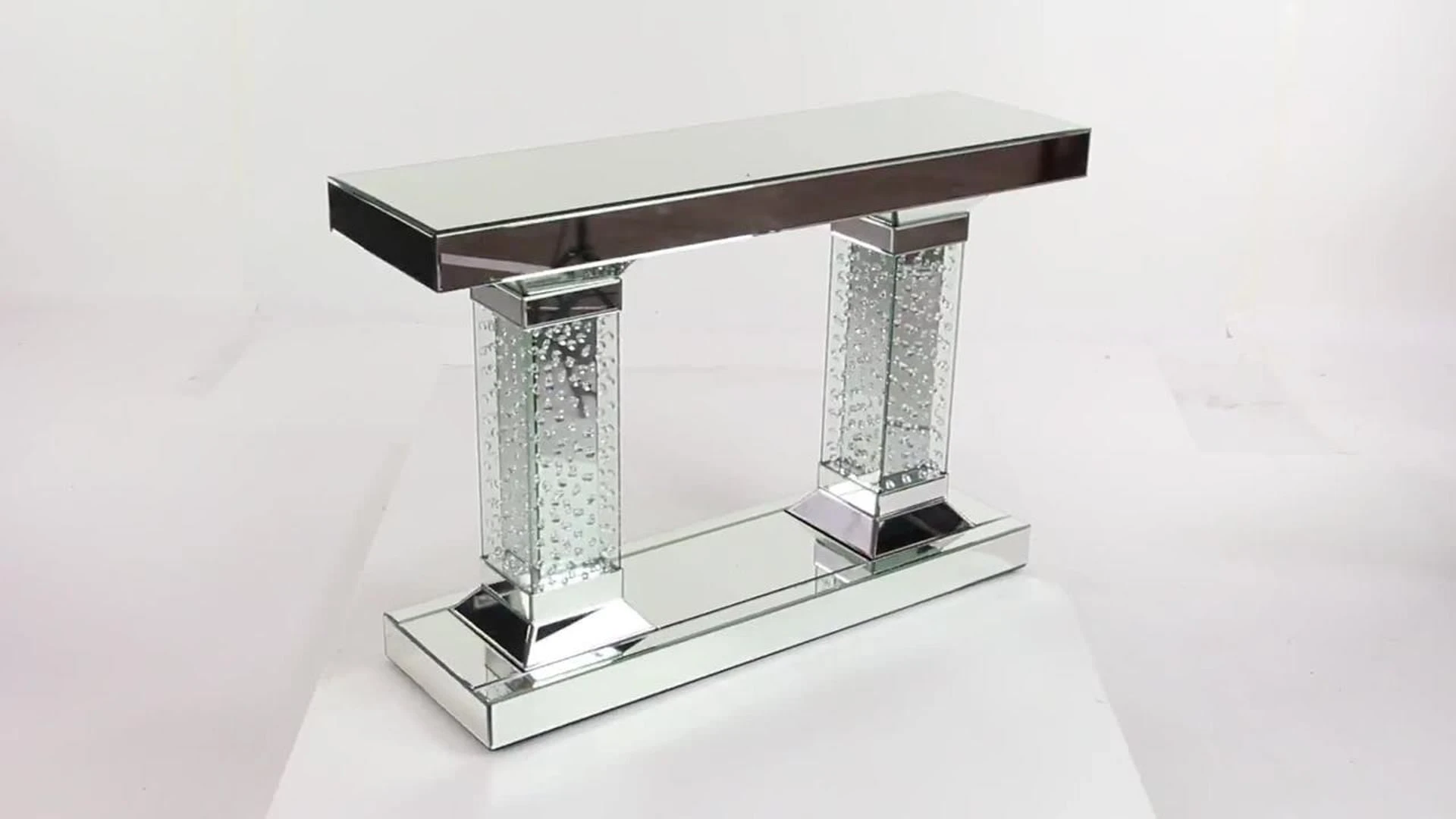 Brimfield & May Glam Silver Wood Console Table 87217 4 Brimfield & May Glam Silver Wood Console Table 87217 - Image 2