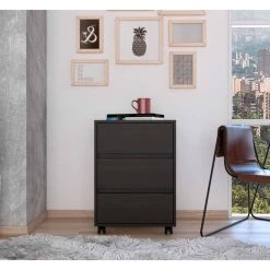 FM FURNITURE Vienna Mobile Filing Cabinet, With All Metal Hardware, And 3 Drawers, Black 15 FM FURNITURE Vienna Mobile Filing Cabinet, With All Metal Hardware, And 3 Drawers, Black -Boraam Industries Shop 12010077035158ac 1881 w800 h800 b0 p0