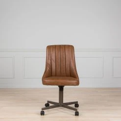 AW Furniture Swivel Dining Caster Chair, Brown -Boraam Industries Shop 139127e80a14752a 1689 w800 h800 b0 p0