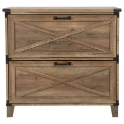 AGH Deco Oxford 2-Drawer Lateral File Cabinet