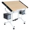 Studio Designs Pro Craft Station, White/Maple, 44.5"x30.75" -Boraam Industries Shop 1431387e0255b836 3751 w800 h800 b1 p0