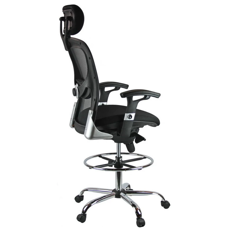 Harwick Furniture Harwick Deluxe Mesh Drafting Stool With Arms 5 Harwick Furniture Harwick Deluxe Mesh Drafting Stool With Arms - Image 3