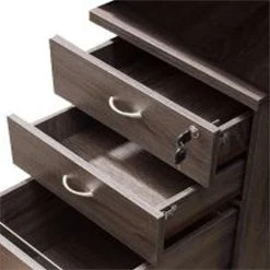 Benjara 15.75" Modern Wood Wide Storage Mobile File Cabinet In Brown -Boraam Industries Shop 1511ce8100654fd5 7827 w800 h800 b0 p0