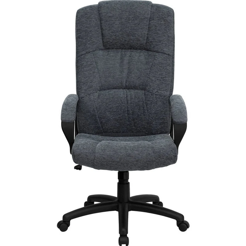 Flash Furniture Gray Fabric Executive Swivel Office Chair BT-9022-BK-GG 6 Flash Furniture Gray Fabric Executive Swivel Office Chair BT-9022-BK-GG - Image 4