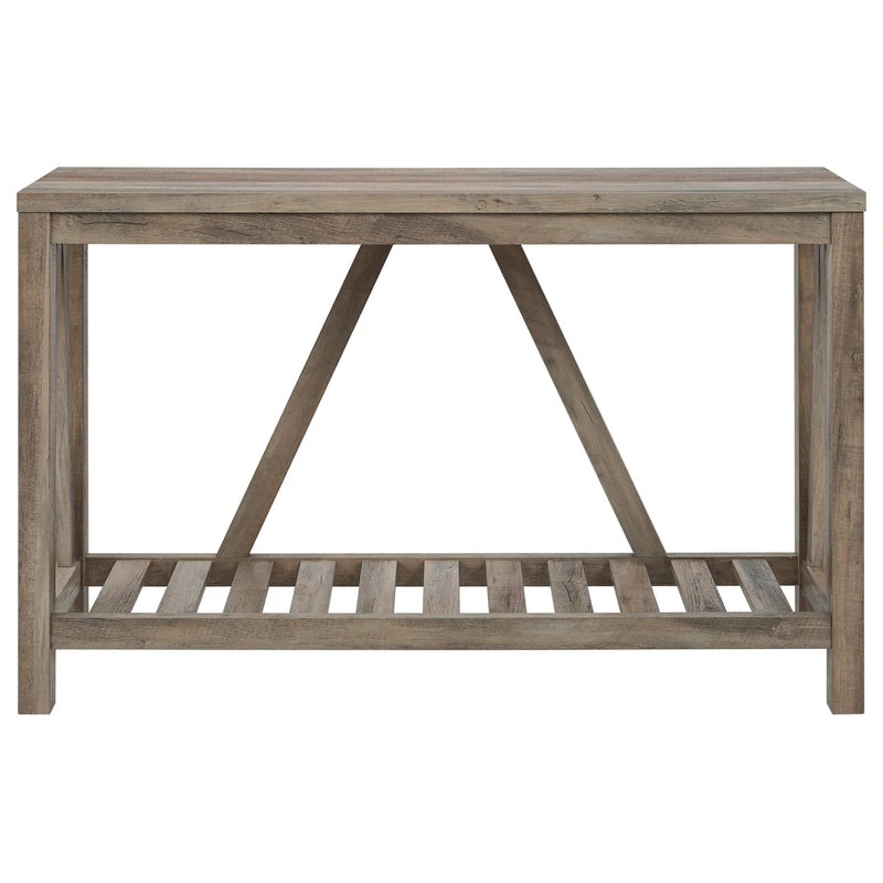 Walker Edison 52" Modern Farmhouse Entryway Table, Gray Wash 8 Walker Edison 52" Modern Farmhouse Entryway Table, Gray Wash - Image 6