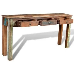 Vida XL International B.V. VidaXL Console Table With 3 Drawers Reclaimed Wood Entryway Hall Furniture 11 Vida XL International B.V. VidaXL Console Table With 3 Drawers Reclaimed Wood Entryway Hall Furniture -Boraam Industries Shop 1671a42d0a15910f 4900 w800 h800 b1 p0