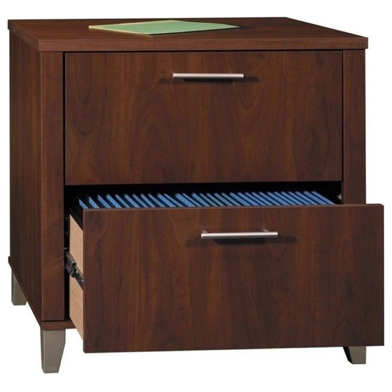 Bowery Hill 2 Drawer Lateral File Cabinet In Hansen Cherry 4 Bowery Hill 2 Drawer Lateral File Cabinet In Hansen Cherry - Image 2