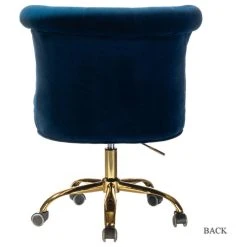 Karat Home Swivel Upholstered Task Chair With Tufted Back, Navy -Boraam Industries Shop 19f195c60059237d 1699 w800 h800 b1 p0