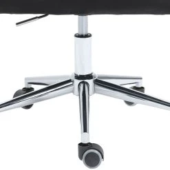 Meridian Furniture Karina Swivel And Adjustable Velvet Office Chair, Black, Rich Chrome Base -Boraam Industries Shop 19f1ae4602bc97ab 7161 w800 h800 b0 p0