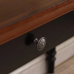 Leick Home Office Farmhouse Writing Desk Drawer In Blac And Russet -Boraam Industries Shop 1af1bb450c2e48e2 1392 w800 h800 b0 p0