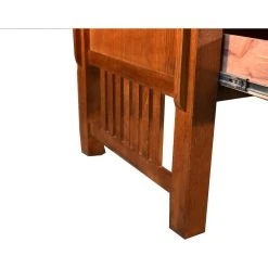 Crafters And Weavers Mission Solid Quarter Sawn Oak Desk, Library Table With 5-Drawers -Boraam Industries Shop 1b41ddc20b689ddc 9239 w800 h800 b0 p0