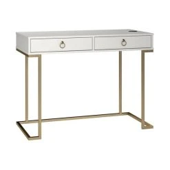 A Design Studio Serenity Writing Desk, White