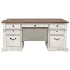 Martin Furniture Durham 66" Doble Pedestal Executive Desk