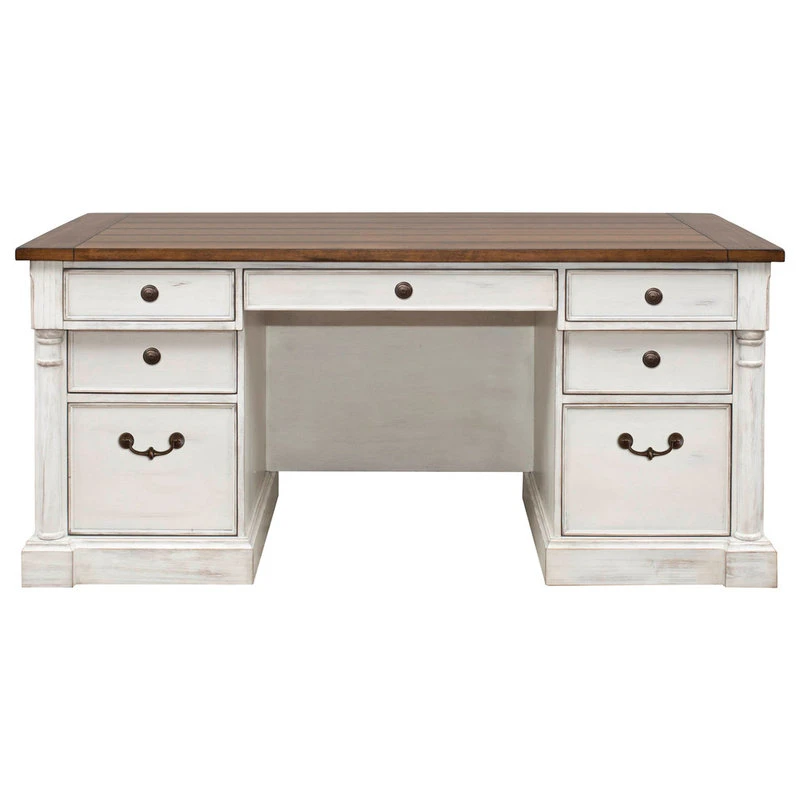 Martin Furniture Durham 66" Doble Pedestal Executive Desk 3 Martin Furniture Durham 66" Doble Pedestal Executive Desk