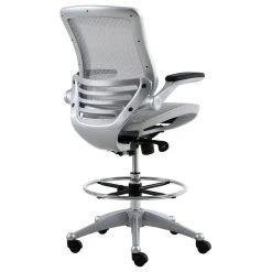 Harwick Evolve All Mesh, Heavy Duty Drafting Chair, Platinum -Boraam Industries Shop 1ca17a6300da0f0f 7612 w800 h800 b1 p0