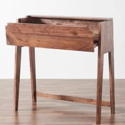 M Mod-Arte Origami Hardwood Secretary Desk, Dark Walnut -Boraam Industries Shop 1cf1c77e0154aca3 7584 w800 h800 b0 p0