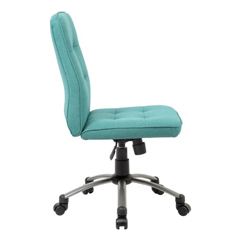 Boss Office Products Boss Pretty Parsons Modern Armless Office Chair In Green 7 Boss Office Products Boss Pretty Parsons Modern Armless Office Chair In Green - Image 5