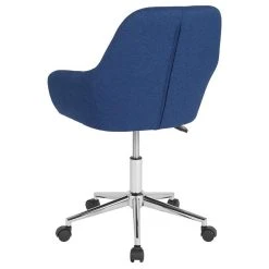 Flash Furniture Cortana Home And Office Mid-Back Chair, Blue Fabric -Boraam Industries Shop 1da1d70703d2a15c 8125 w800 h800 b1 p0