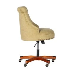 Linon Home Decor Products Linon Sinclair Wood Upholstered Office Chair In Green 8 Linon Home Decor Products Linon Sinclair Wood Upholstered Office Chair In Green -Boraam Industries Shop 1e1153780fb4bb1b 7272 w800 h800 b1 p0