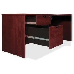 Lorell_biehler Lorell Prominence Laminate Desk Office Suite, Top, Mahogany, 60"x30"x29", Right -Boraam Industries Shop 1f513d030b97ace0 9555 w800 h800 b1 p0