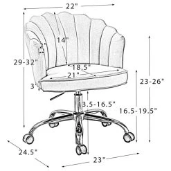 Karat Home Task Chair, Yellow -Boraam Industries Shop 1f6122f603802b53 1225 w800 h800 b1 p0