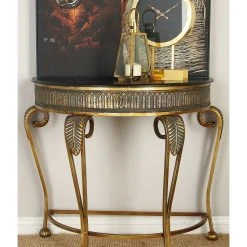 Brimfield & May Traditional Gold Metal Console Table 42773 -Boraam Industries Shop 206103b00b217624 6932 w800 h800 b0 p0