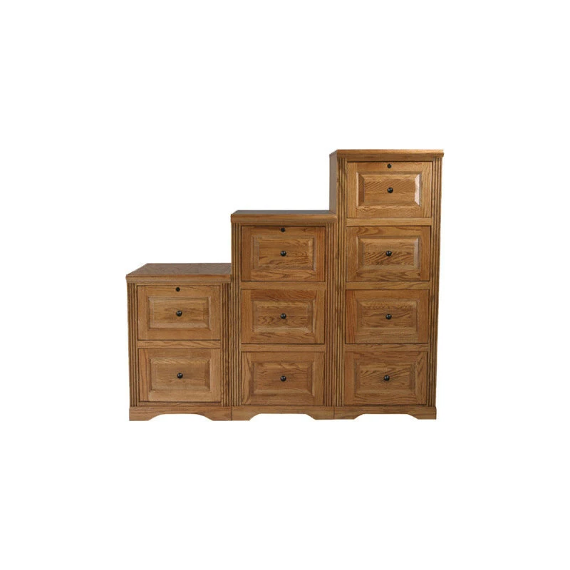 Eagle Furniture Oak Ridge 2-Drawer File Cabinet, Medium Oak, 3-Drawer 6 Eagle Furniture Oak Ridge 2-Drawer File Cabinet, Medium Oak, 3-Drawer - Image 4
