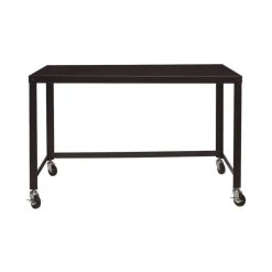 Boraam Industries Shop 12 Hirsh Industries LLC Hirsh Ready-to-assemble 48-inch Wide Mobile Metal Desk Black