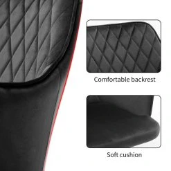 Duhome Elegant Lifestyle Mid-Century Diamond Quilted Desk Chair, Dark Grey With Gold Base -Boraam Industries Shop 22f15fd5006ebc96 4684 w800 h800 b0 p0