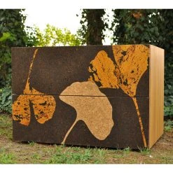 Null Modern Cork Lateral Filing Cabinet, Leaf Graphic, By Iannone -Boraam Industries Shop 2351345e06dd02ca 4755 w800 h800 b0 p0